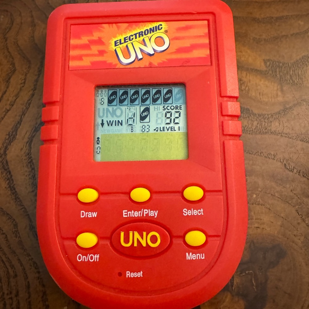 Electronic UNO Handheld Game
